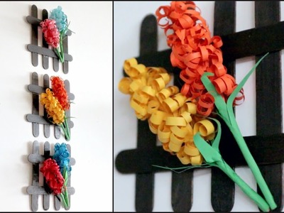 Wall Hanging From Popsicle sticks || Ice Cream Sticks Craft || Easy DIY || Inspiration Kidzone