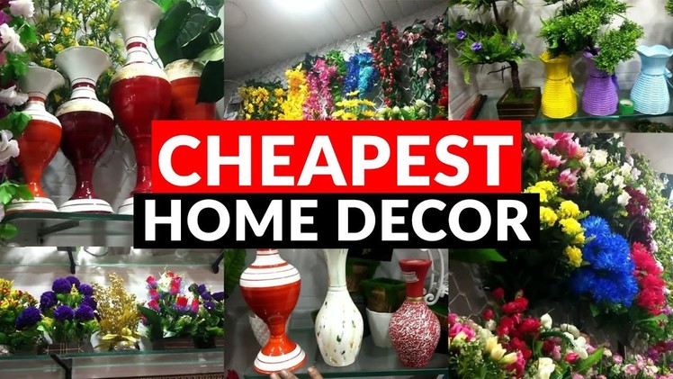 Wholesale.Retail Market of Artificial Flowers | Cheapest Home Decor- Plants, Pots | Sadar Bazar