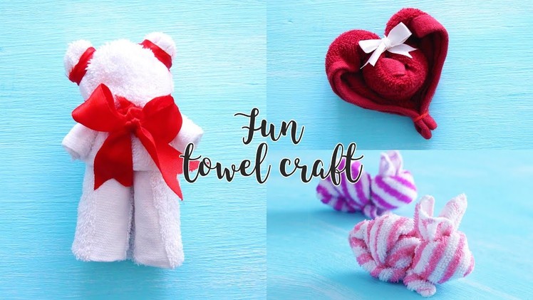 3 Fun Towel Craft Ideas | DIY Activities