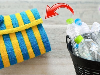 Best out of waste Plastic bottle Craft idea | Plastic bottle Purse | Artkala