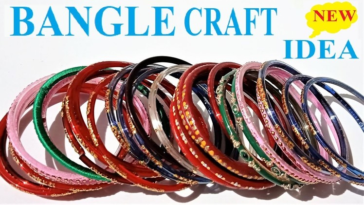 Best Reuse Idea Of Waste Bangles | DIY Bangles and Wool Craft | Best Out Of Waste
