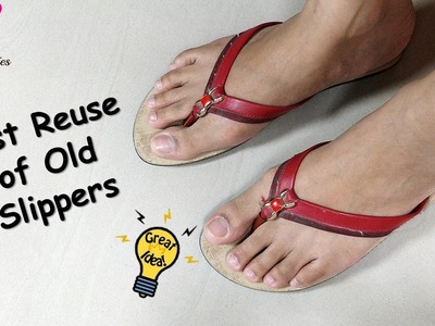 Best Reuse of Old Slippers I Best out of Waste Craft idea I Creative Diaries