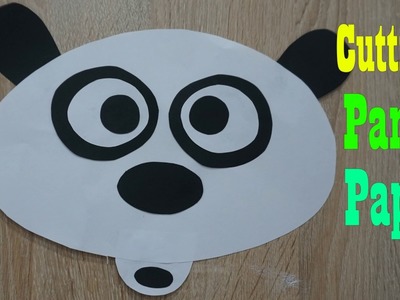 Cutting Panda Paper || Paper Panda Craft Animal Ideas for Kids to Make