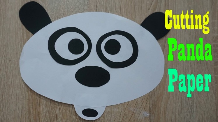 Cutting Panda Paper || Paper Panda Craft Animal Ideas for Kids to Make