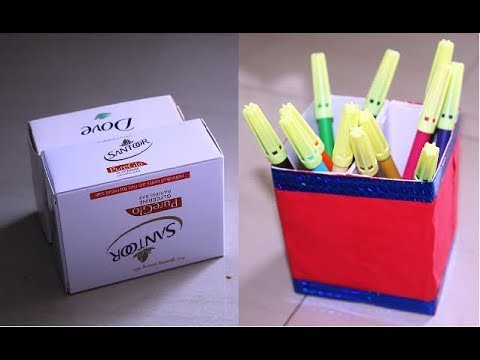 DIY - Best Out Of Waste Soap Boxes Craft Idea  | Reuse of Soap Box | DIY  Arts And Craft Idea