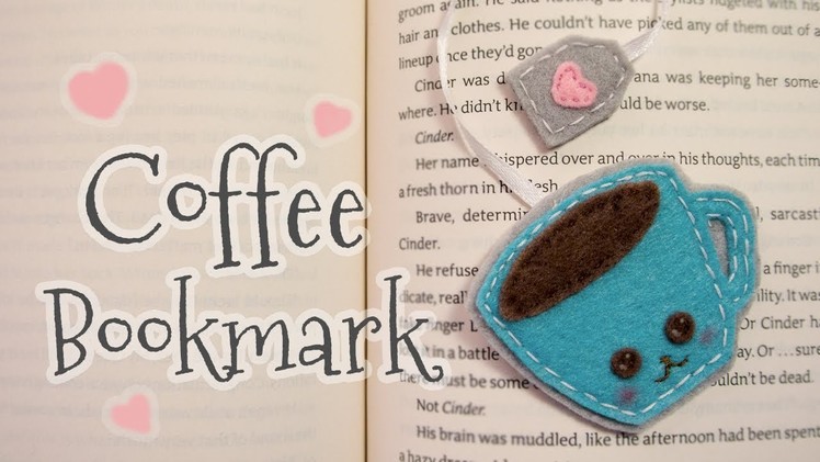 DIY cute felt bookmark craft project (step by step tutorial)