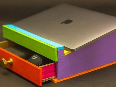 Diy laptop Stand From Cardboard | Cardboard Craft Ideas