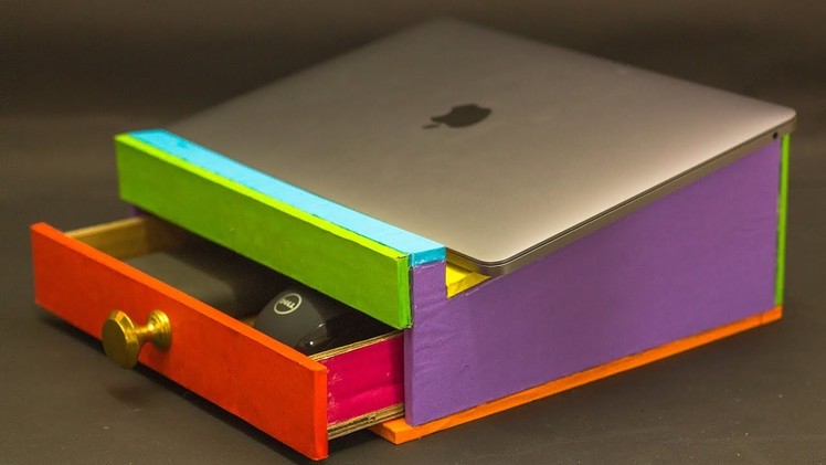 Diy laptop Stand From Cardboard | Cardboard Craft Ideas