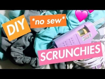 DIY *NO SEW* Scrunchies | 5 Minute Craft!