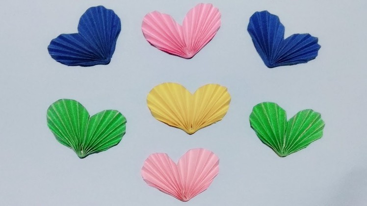DIY : Paper Craft.How to make Origami 3D Heart for Valentine Decoration.DIY Paper Craft.Art Gallery