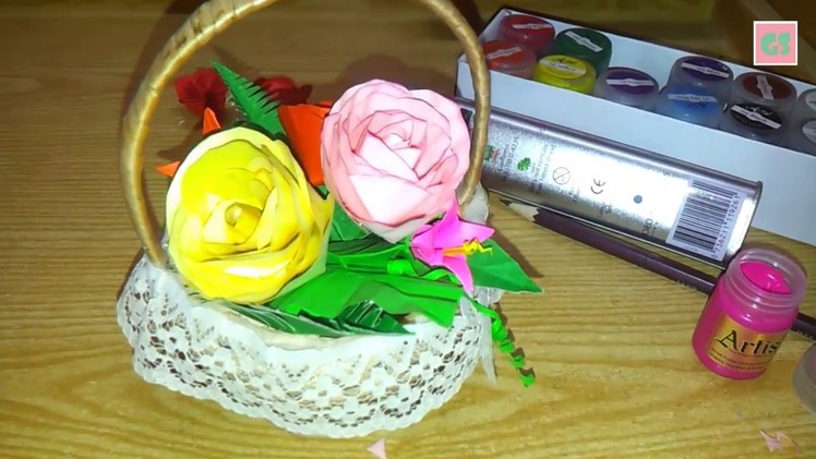 DIY Paper Rose creation: Paper craft RoseTutorial