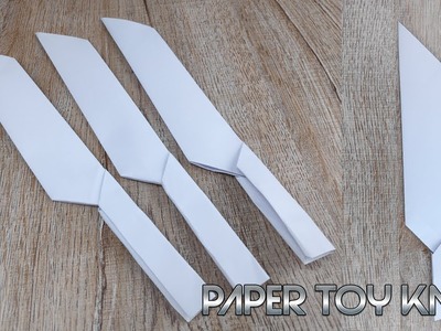 DIY Paper Toy Knife | How to Make Paper Weapons Tutorials | Origami Craft for Kids