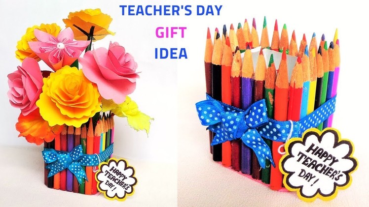 DIY: Teacher's Day gift idea |Best out of waste | Easy Craft