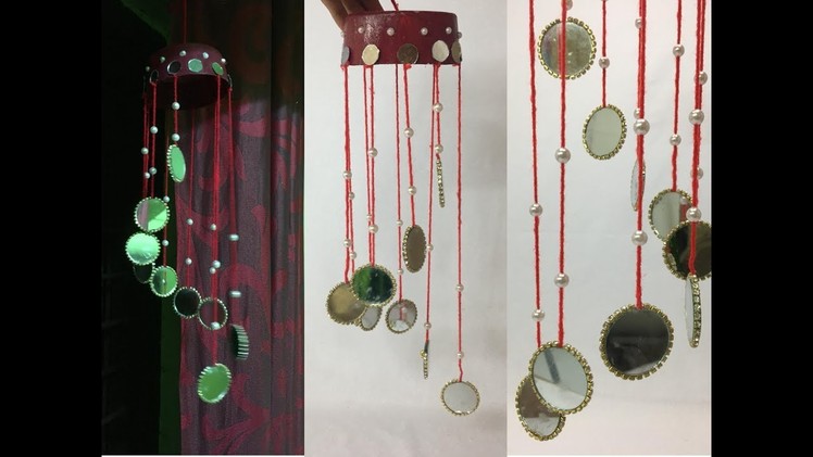 Diy wind chime making at home - simple wind chime craft idea