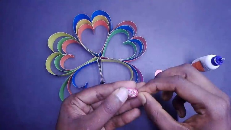 DIY. Wind Chime. Newspaper Craft. DIY Easy Home Decor. Hanging Flowers. || "Easy Craft"