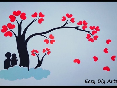 Easy Wall Decoration Ideas With Paper - Diy Paper Craft Ideas