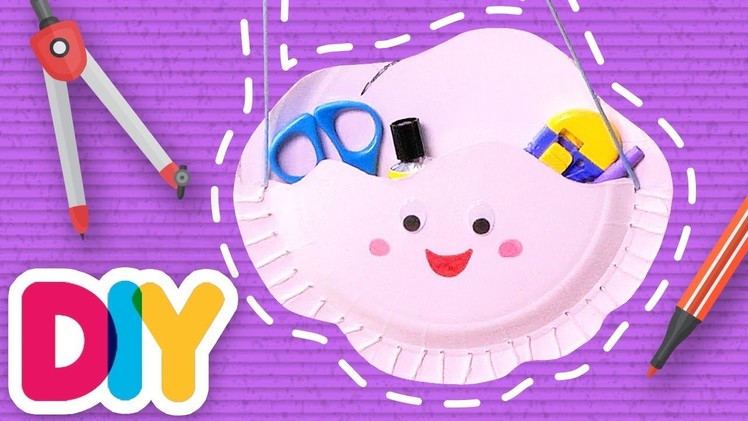 Fast-n-Easy | HAPPY CLOUD Paper Plate Craft | DIY Arts & Crafts for Kids