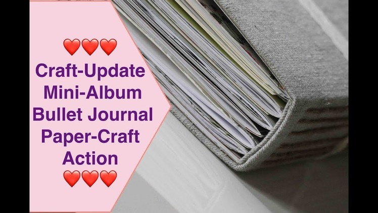 Gallerie Inspiration Pinterest Craft Update Mini-Album Bullet Journal Paper-Craft Set Action