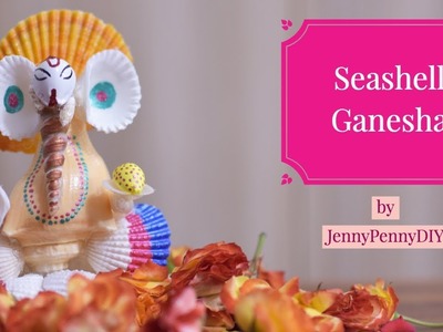 Ganesh Chaturthi|Ganesha|Ganesha making|Ganesha making at home|seashell Craft ideas|unique craft