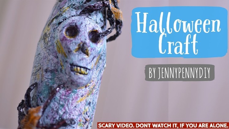Halloween crafts|Bottle decoration ideas|DIY Halloween decoration ideas| |spooky Halloween|craft