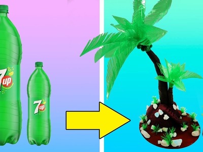 Homemade DIY Coconut Tree | Easy and Creative with Recycled | Plastic Bottle Craft Ideas