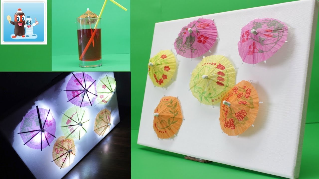 How to Make a Night Light from Umbrellas | Art and Craft Ideas