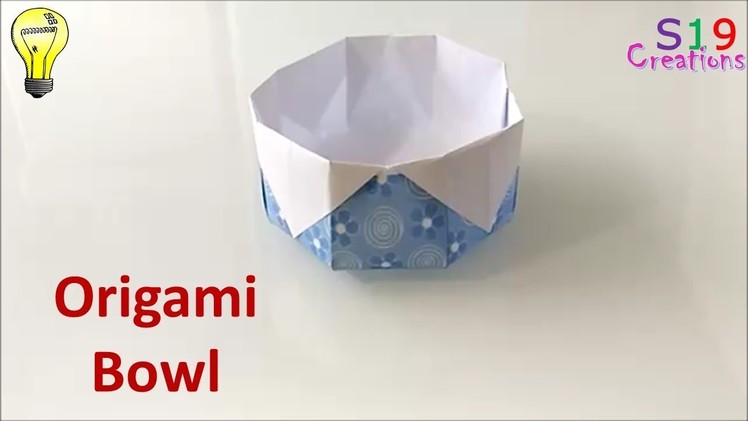 How to make a paper bowl | paper crafts | origami | easy kids craft ideas | best craft idea