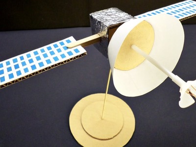 How to Make a Satellite Model - DIY Cardboard Craft