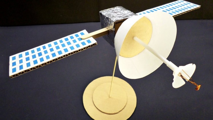 How to Make a Satellite Model - DIY Cardboard Craft
