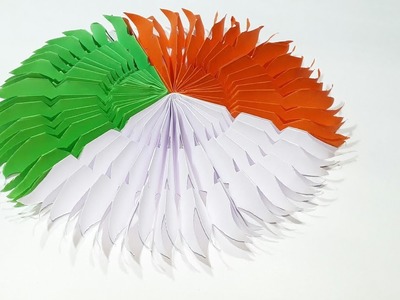 How to make indian flag flowers|Republic day flag  Craft  | Indipendance day flag flowers tutorial.
