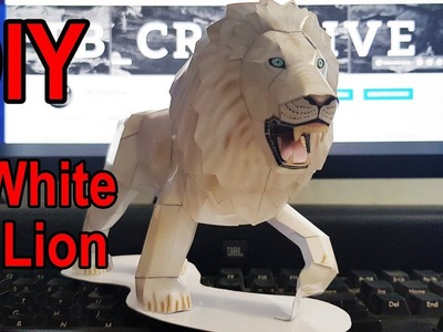 How to make White Lion | DIY Paper Craft