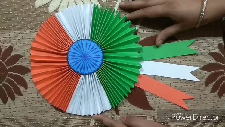 Independent day special craft|Tricolor badge|kids craft activity