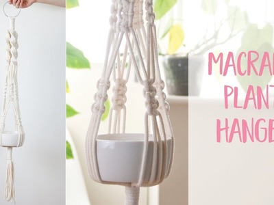 Macrame Plant Hanger How to DIY Tutorial | Craftiosity | Craft Kit Subscription Box