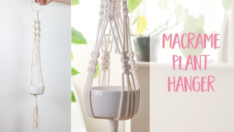 Macrame Plant Hanger How to DIY Tutorial | Craftiosity | Craft Kit Subscription Box
