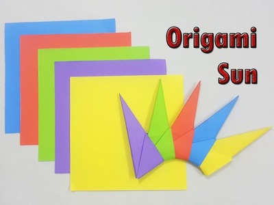 Origami Sun | How to make Paper Sun ???? || Craft Ideas  #119.