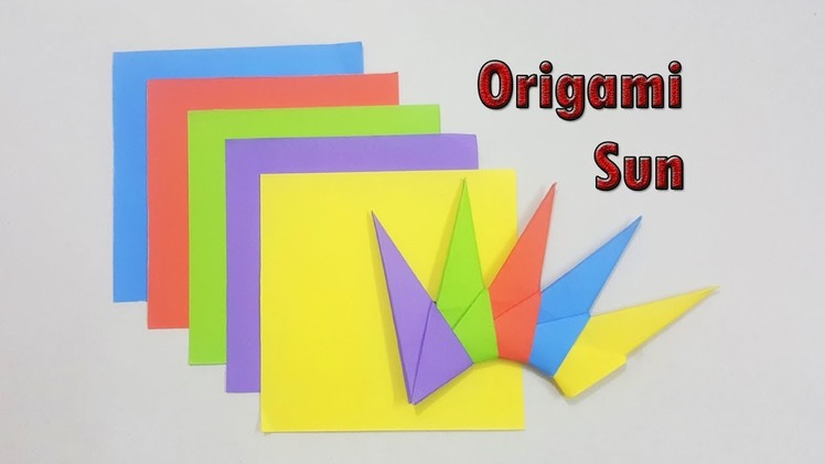 Origami Sun | How to make Paper Sun ???? || Craft Ideas  #119.