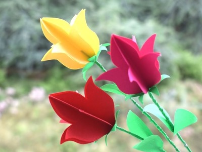 Paper Craft Flowers : How To Make Flowers With Paper
