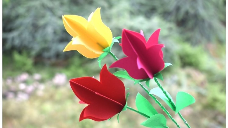 Paper Craft Flowers : How To Make Flowers With Paper