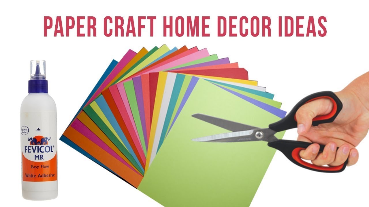  Paper  Craft  Home  Decor  Ideas Home  Decoration  Easy Idea 