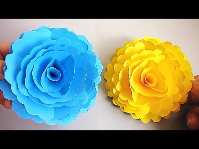 Paper Flower Stick 15 - DIY - Paper Craft - Handcraft. JULIA`s EASY flowers