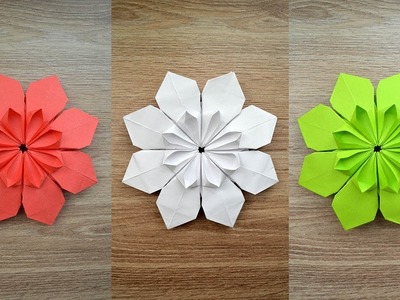 Very beautiful Paper FLOWER Origami Craft Decoration Tutorial DIY