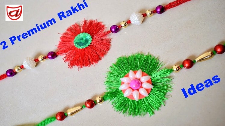 2 Premium silk tread Rakhi making at home | DIY Handmade Rakhi for Raksha Bandhan