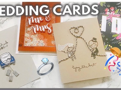 4 Handmade WEDDING Card Ideas That Couples Will Love | DIY Engagement Card