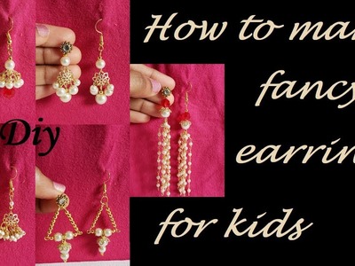 5 Simple Daily Wear Fancy Earrings Tutorial || DIY Tassel Earrings and Hangigng Earrings
