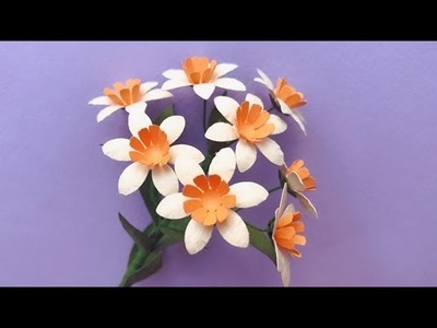ABC TV | How To Make Paper Flower With Shape Punch #7 - Craft Tutorial