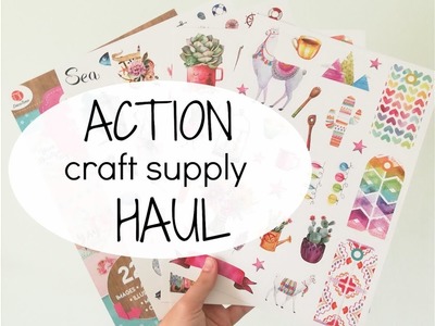 Action Haul | Craft Supply Shop Log