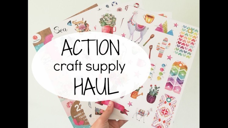 Action Haul | Craft Supply Shop Log