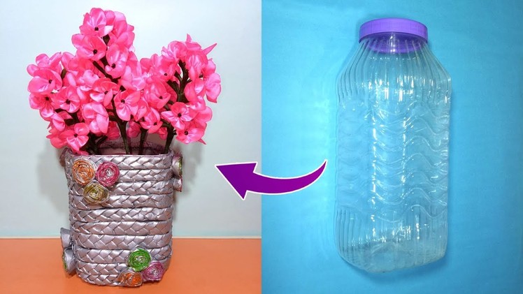 Best Use of waste Plastic jar craft idea | Best Out Of Waste Projects | Diy Home Decor