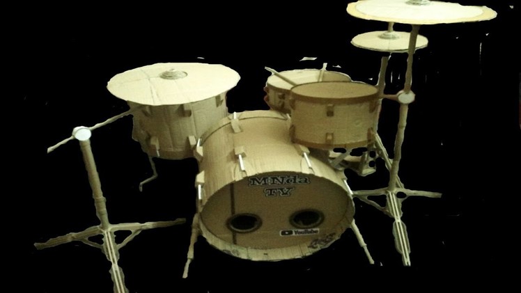 #Cardboard Drum Kit | Diy working drum kit with cardboard