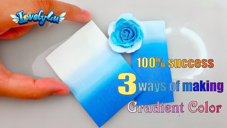 Clay Tutorial┃100% success 3 ways of making gradient colors┃DIY everyday